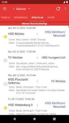 HSG Kirchhain/Neustadt android App screenshot 2